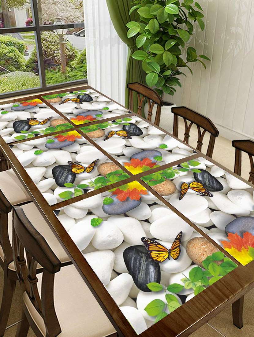 printed placemats for dining table and kitchen