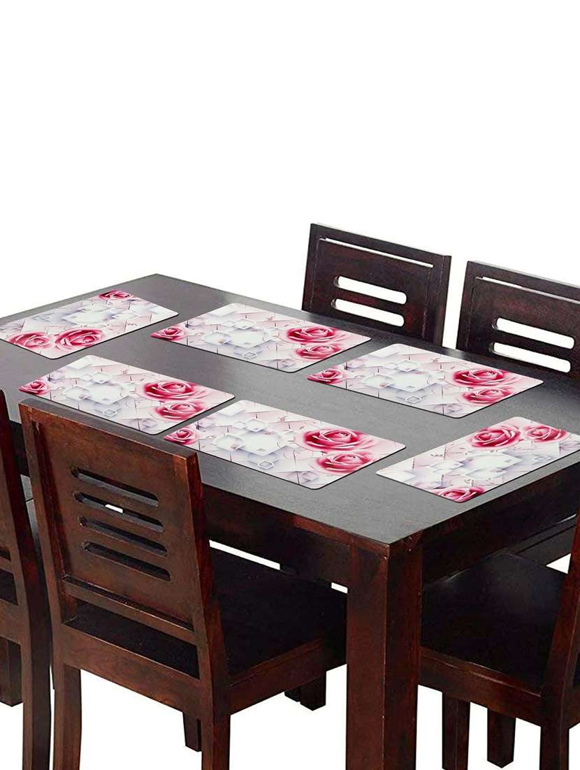 printed placemats for dining table and kitchen