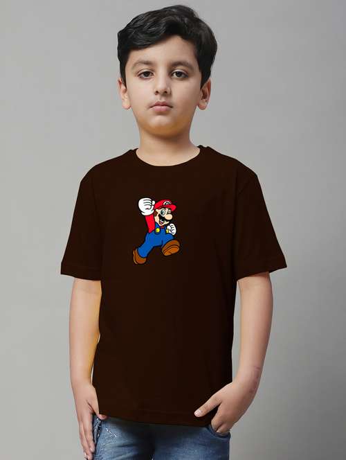brown cotton tshirt - 20853791 -  Standard Image - 0