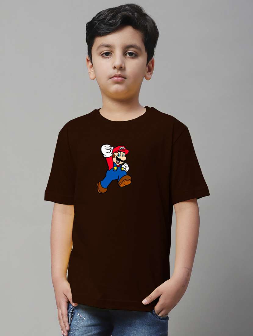 brown cotton tshirt