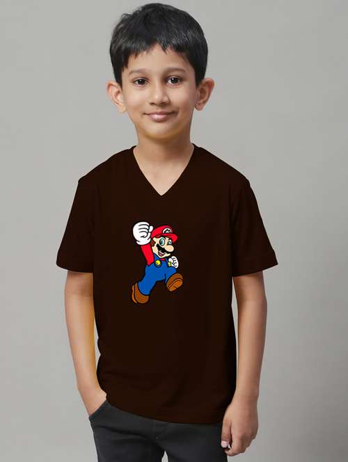 brown cotton tshirt - 20853801 - Standard Image - 0