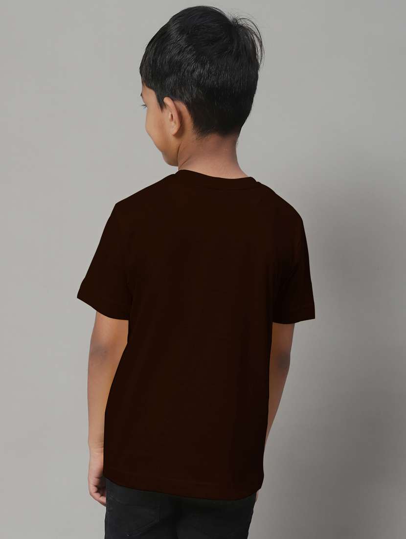 brown cotton tshirt - 20853801 - Standard Image - 3