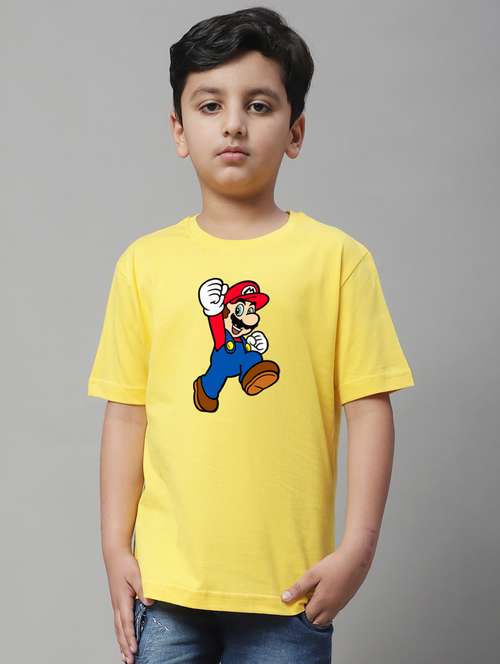yellow cotton tshirt - 20853805 - Standard Image - 0