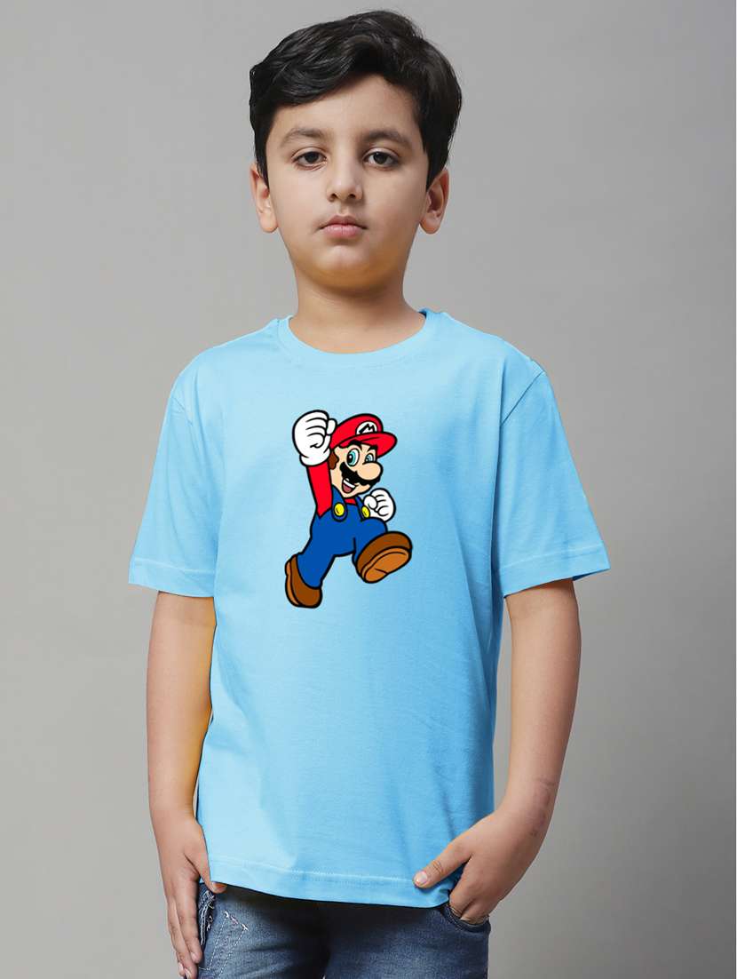 turquoise cotton tshirt