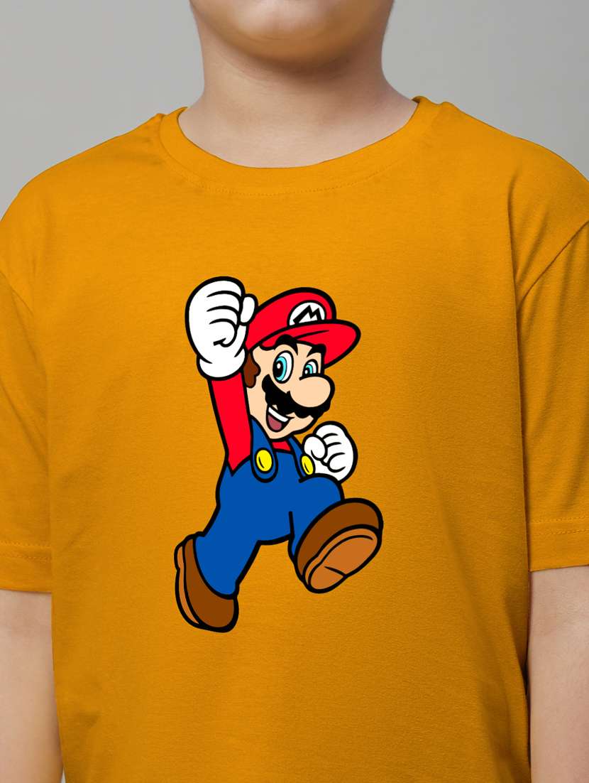 mustard cotton graphic t-shirt - 20853810 - Standard Image - 5