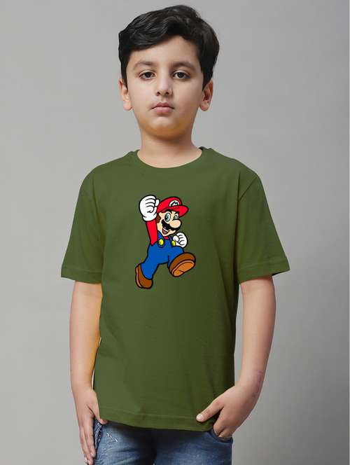 olive cotton tshirt - 20853813 -  Standard Image - 0