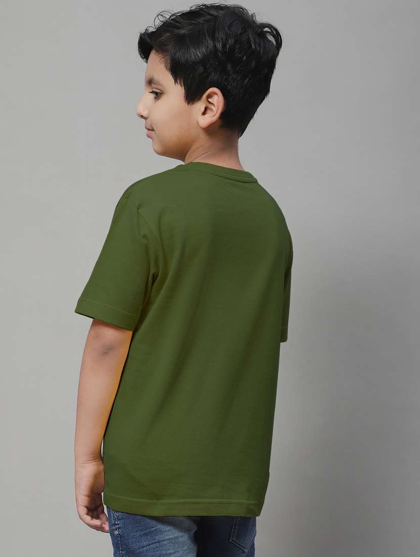olive cotton tshirt - 20853813 -  Standard Image - 3