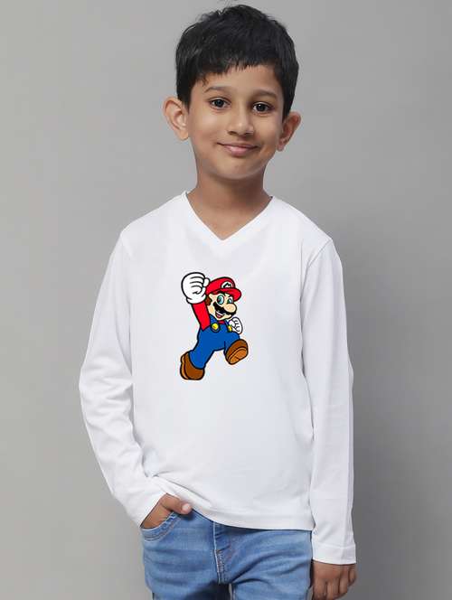 white cotton tshirt - 20853817 - Standard Image - 0