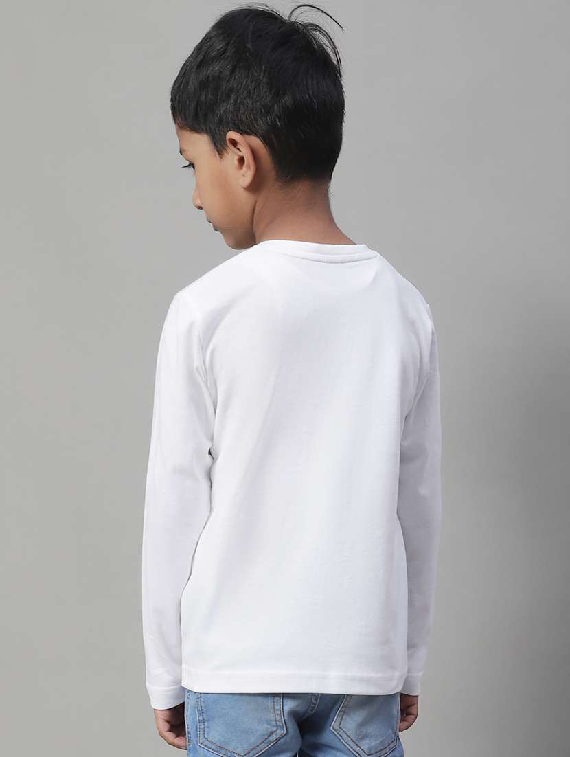 white cotton tshirt - 20853817 - Standard Image - 3