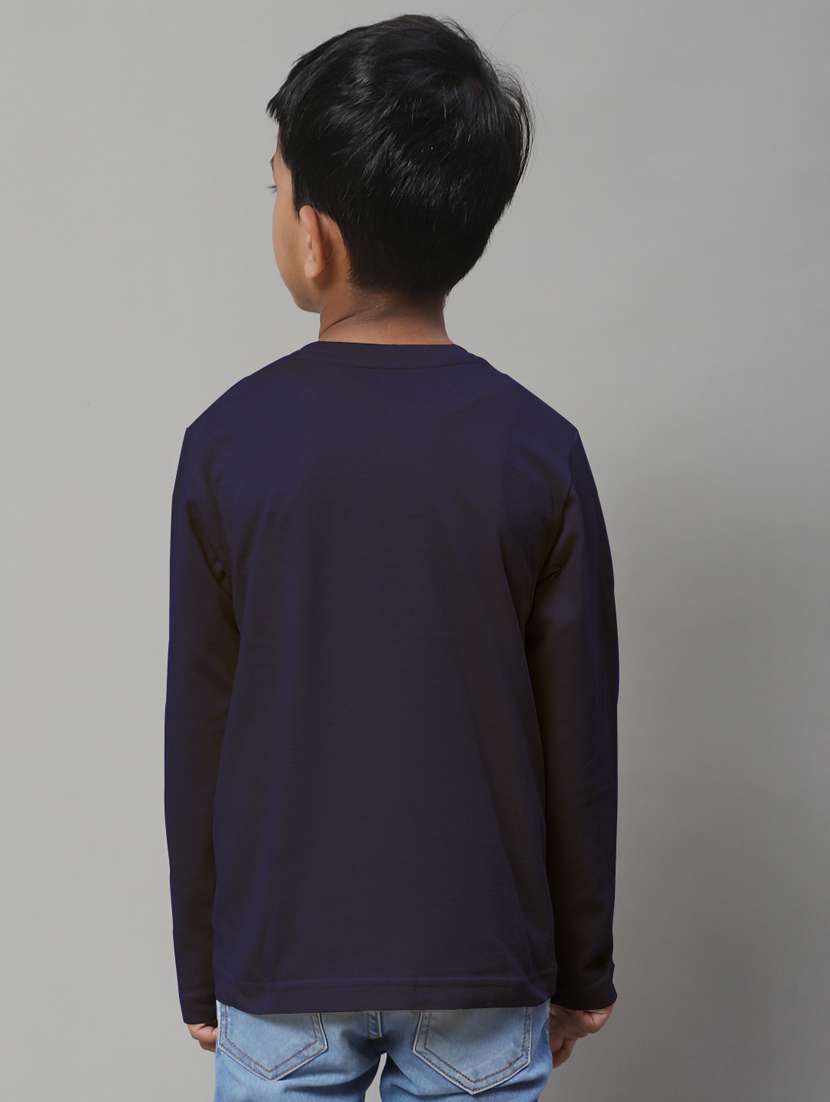 navy blue cotton tshirt - 20853821 -  Standard Image - 3