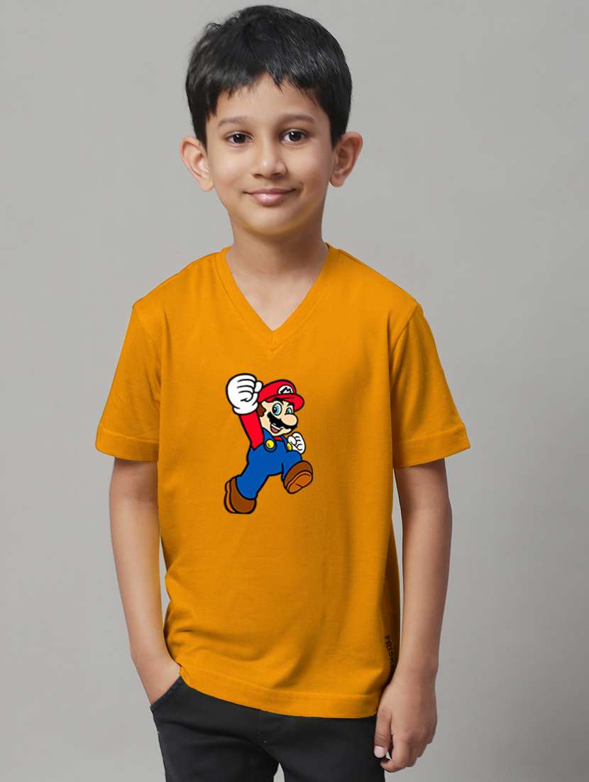 mustard cotton tshirt - 20853836 - Zoom Image - 0