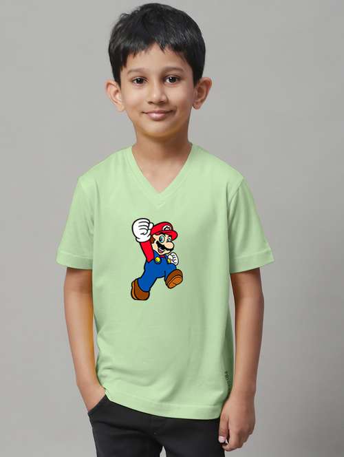 sea green cotton tshirt - 20853838 - Standard Image - 0
