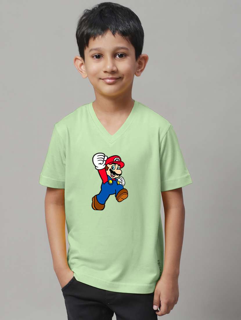 sea green cotton tshirt - 20853838 - Zoom Image - 0