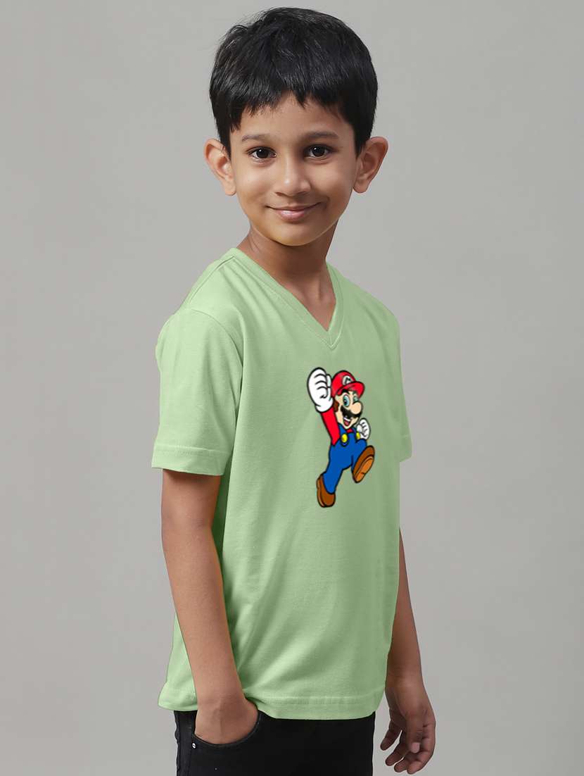 sea green cotton tshirt - 20853838 - Standard Image - 3