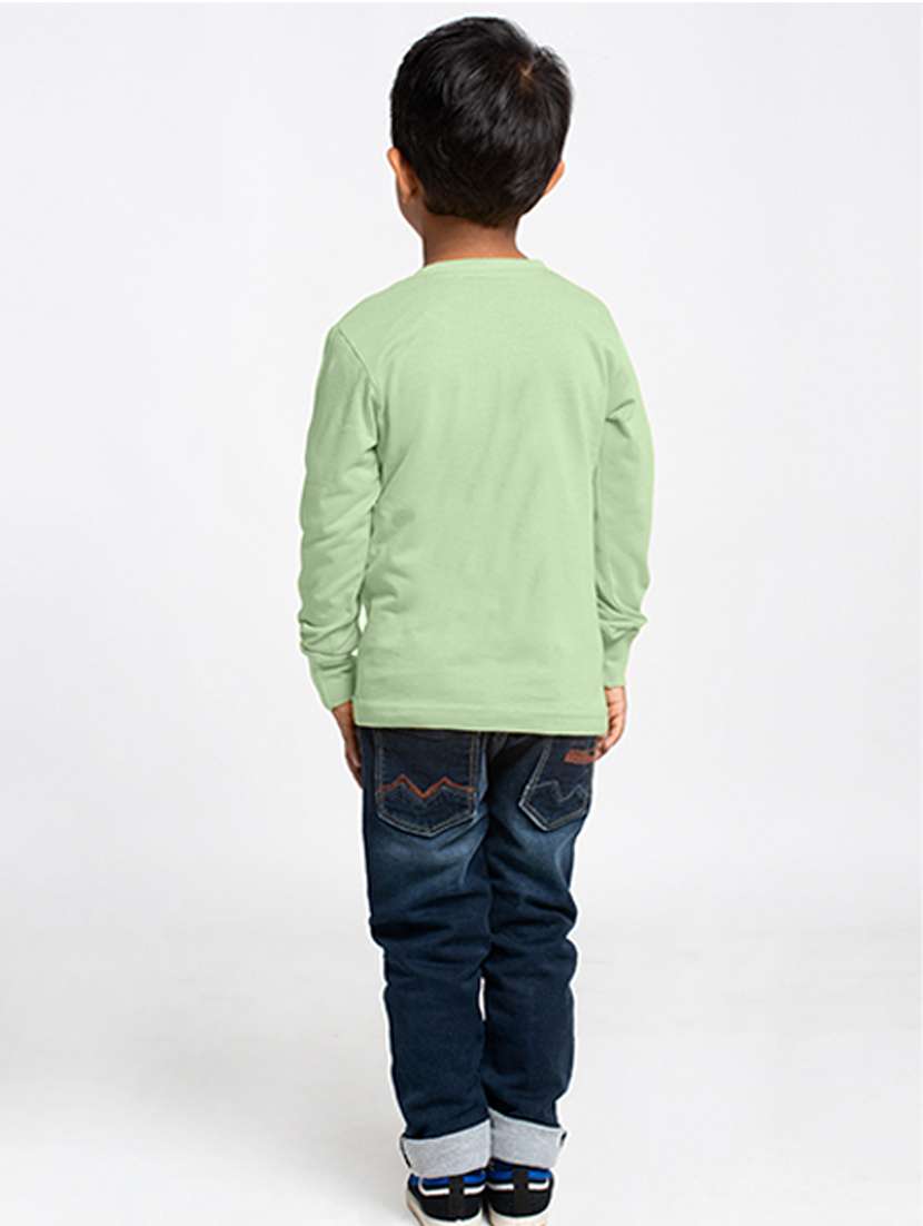 sea green cotton tshirt - 20853862 - Standard Image - 3