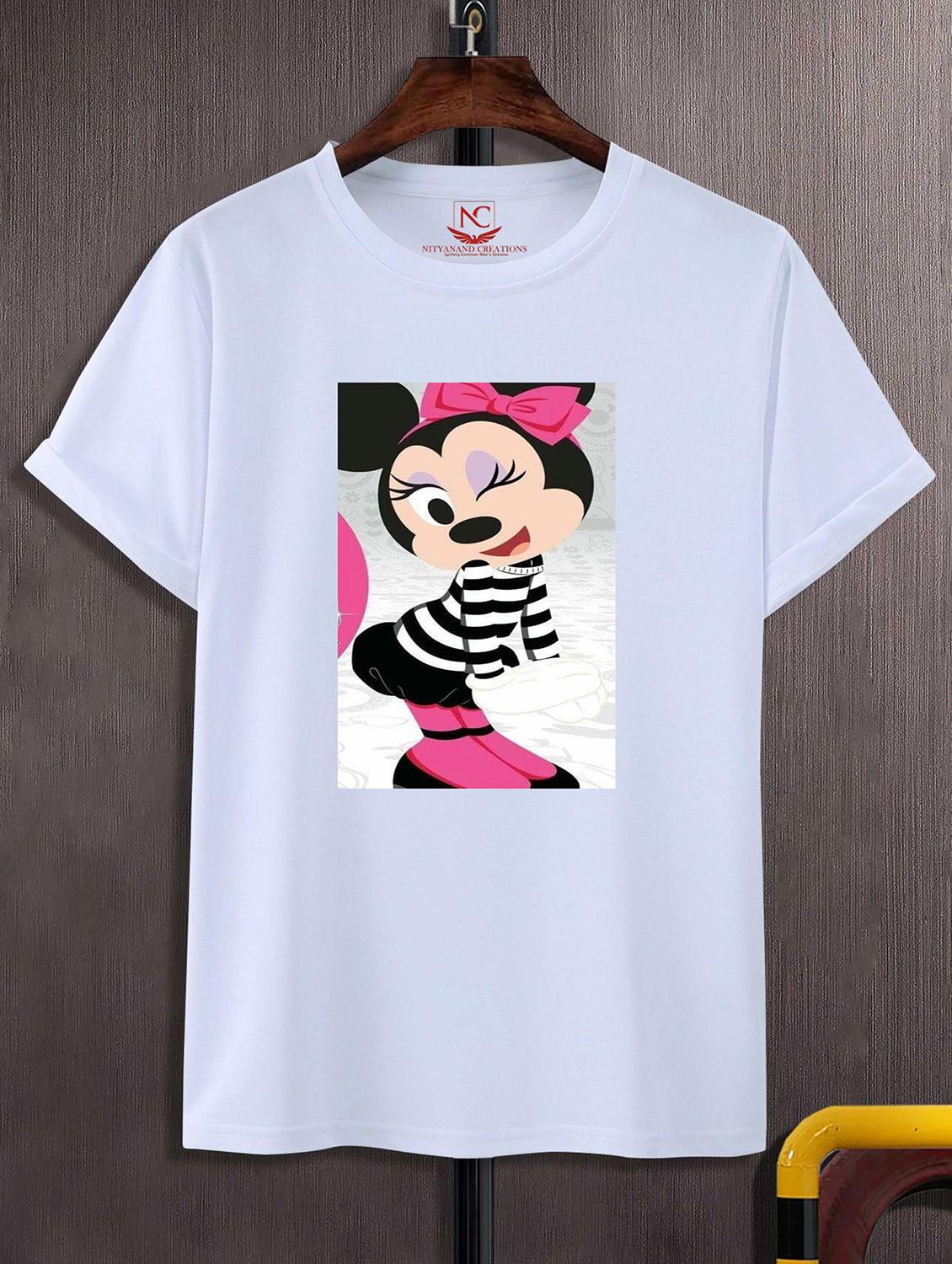 unisex white graphic printed t-shirt - 20856163 - Zoom Image - 0