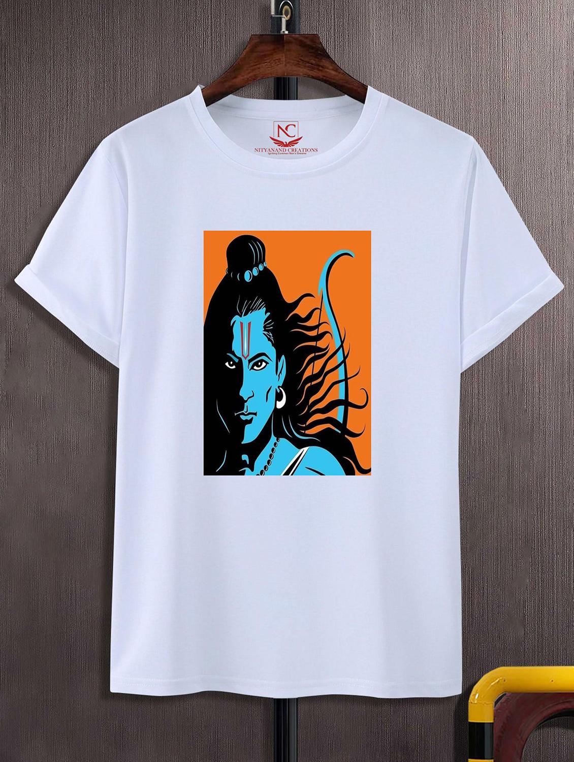 unisex white graphic printed t-shirt - 20856169 - Zoom Image - 0