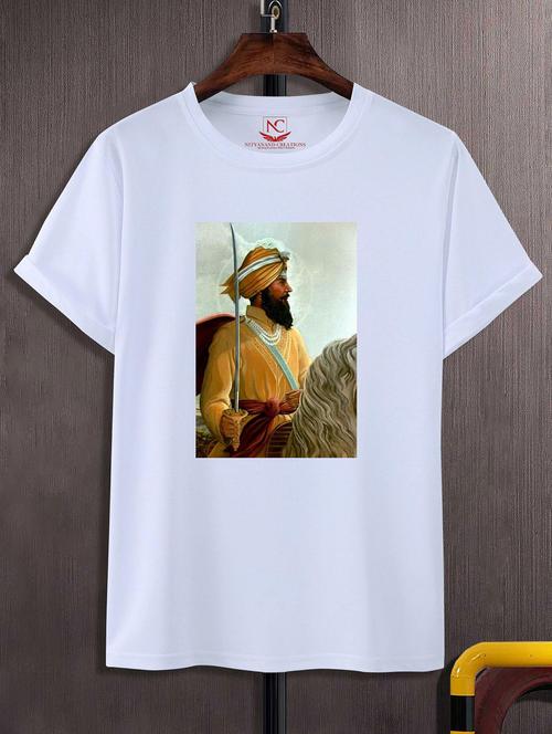 unisex white graphic printed t-shirt - 20856172 - Standard Image - 0