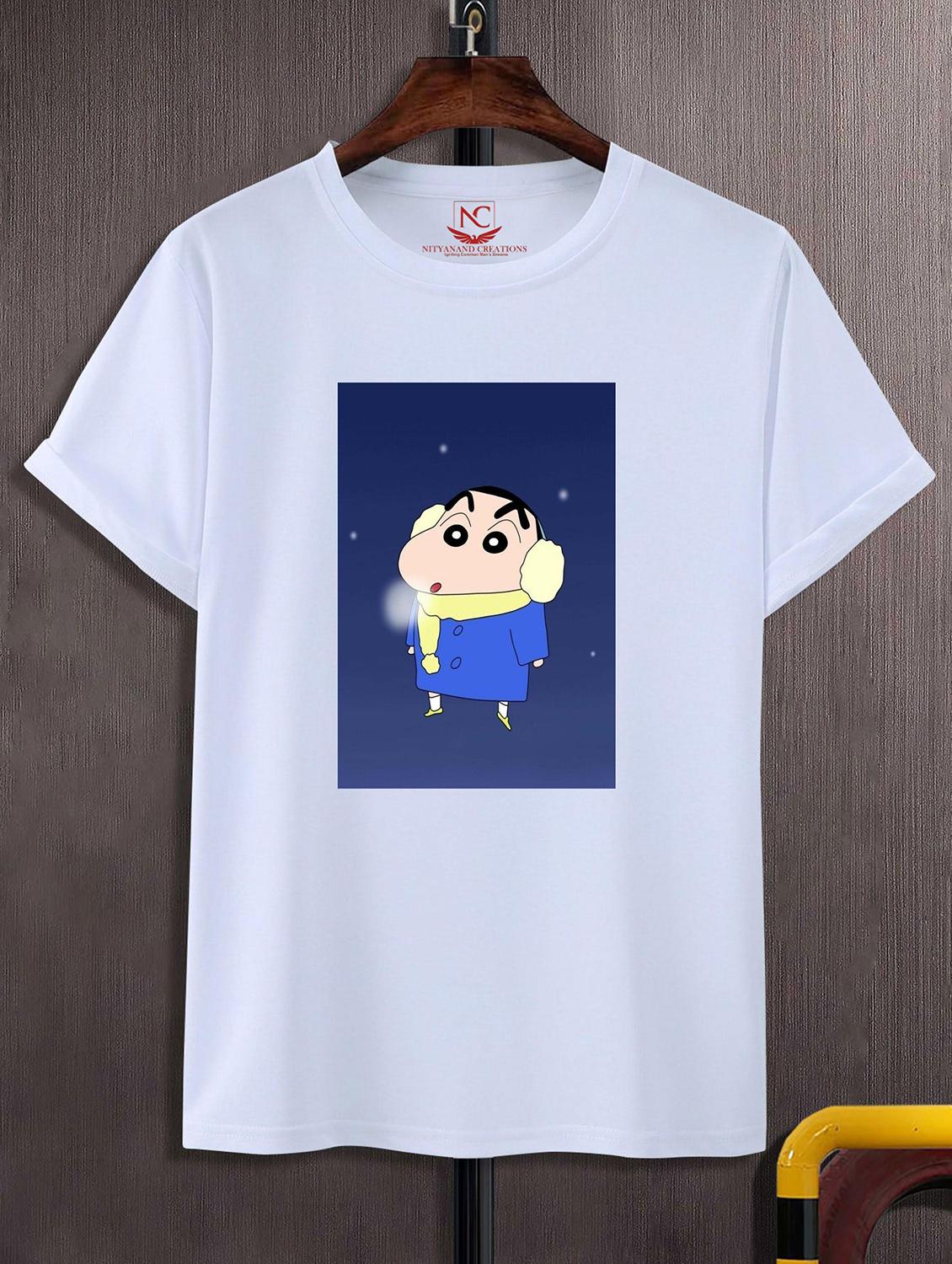 unisex white graphic printed t-shirt - 20856176 - Zoom Image - 0