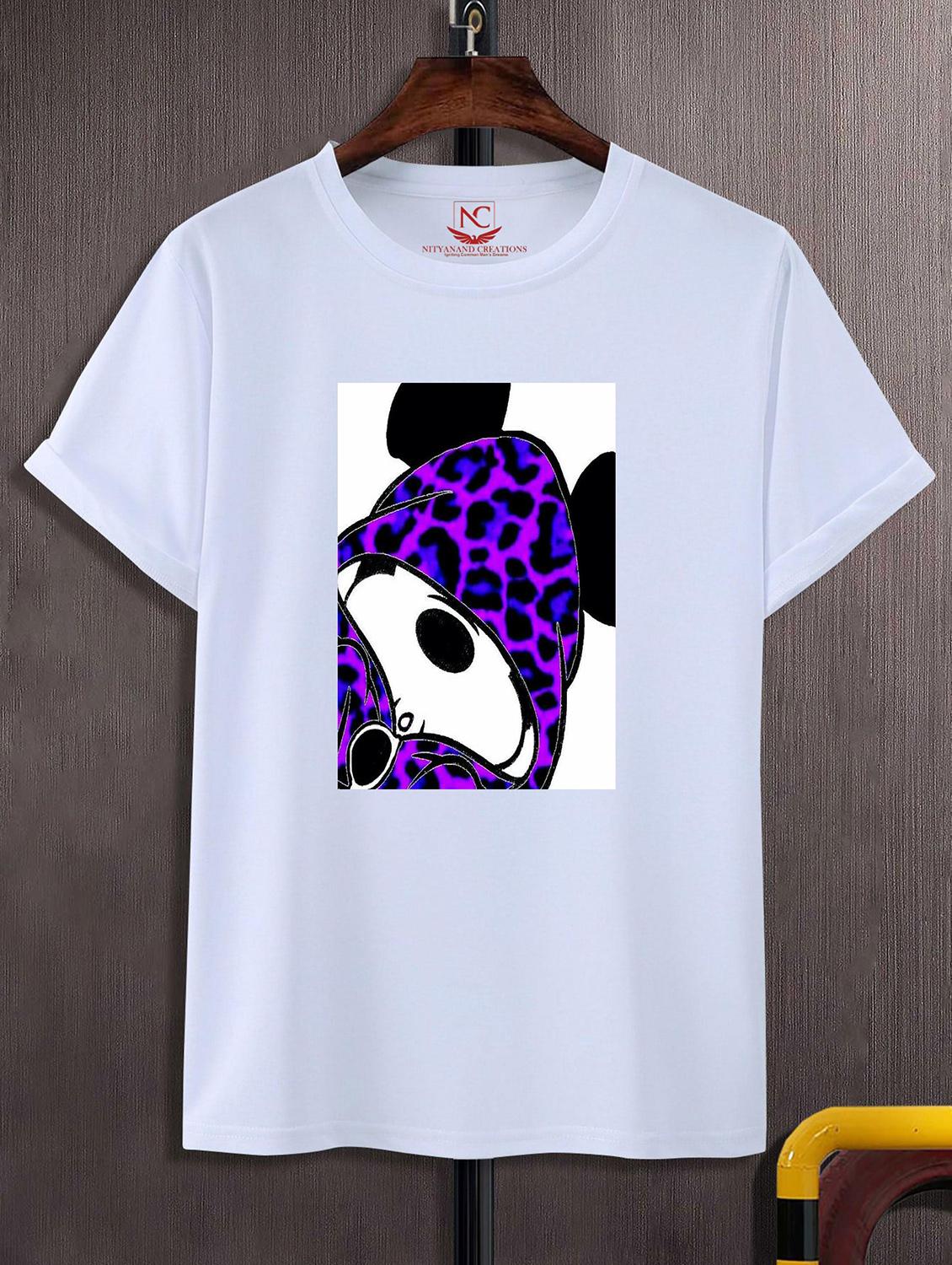 unisex white graphic printed t-shirt - 20856178 - Zoom Image - 0