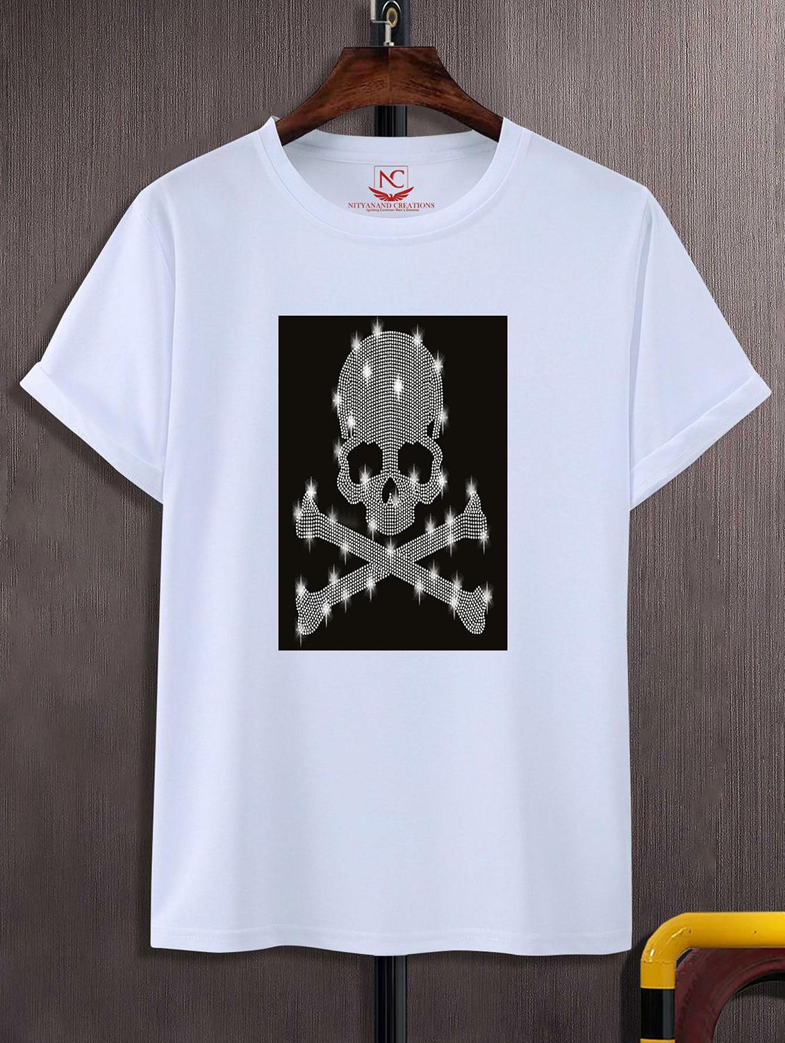 unisex white graphic printed t-shirt - 20856185 - Zoom Image - 0