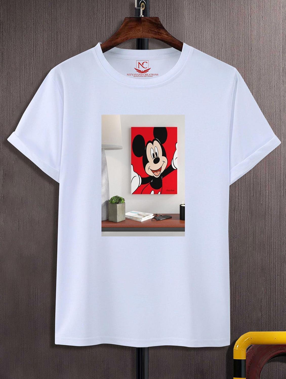unisex white graphic printed t-shirt - 20856191 - Zoom Image - 0