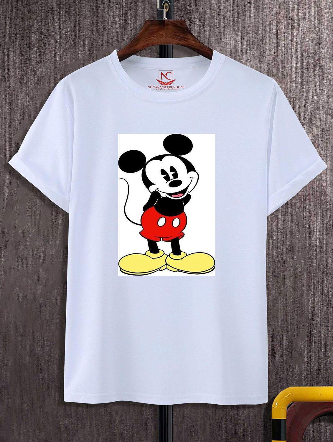 unisex white graphic printed t-shirt - 20856205 - Zoom Image - 0