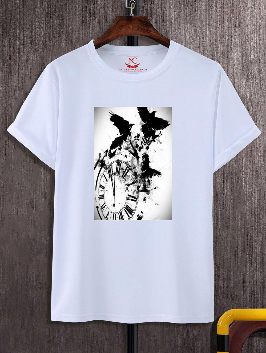 unisex white graphic printed t-shirt - 20856208 - Zoom Image - 0