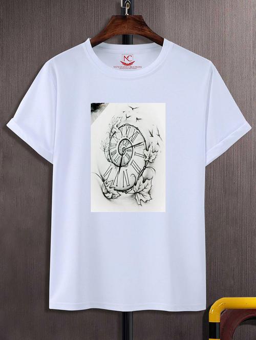 unisex white graphic printed t-shirt - 20856210 -  Standard Image - 0