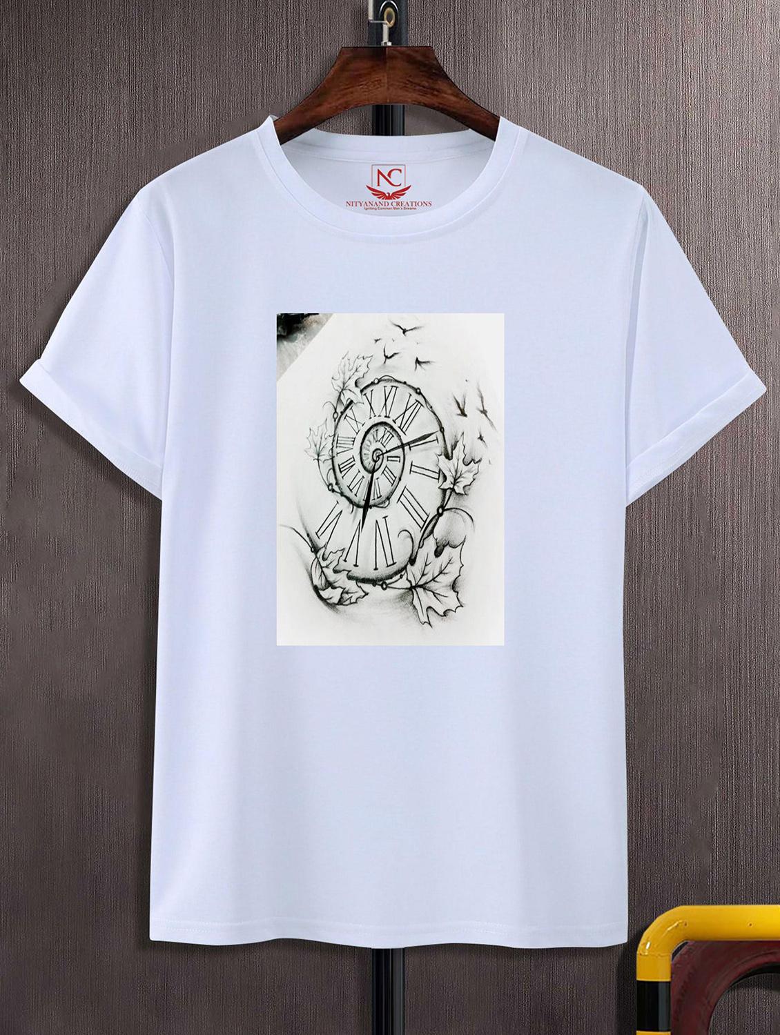 unisex white graphic printed t-shirt - 20856210 -  Zoom Image - 0