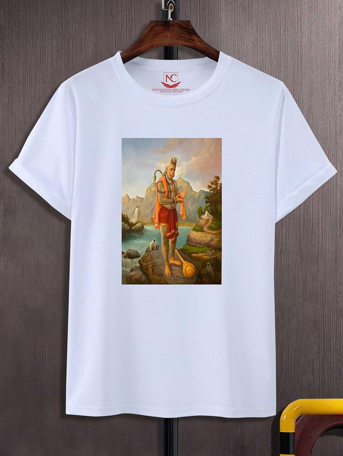 unisex white graphic printed t-shirt - 20856213 - Zoom Image - 0