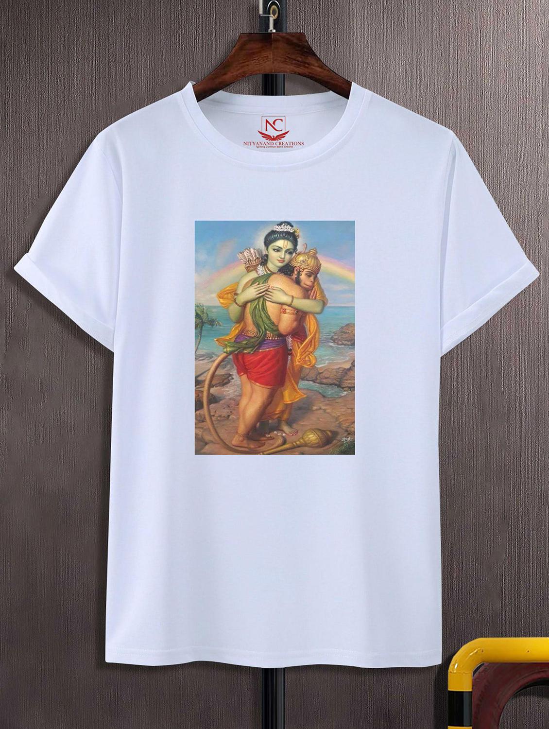 unisex white graphic printed t-shirt - 20856218 -  Zoom Image - 0