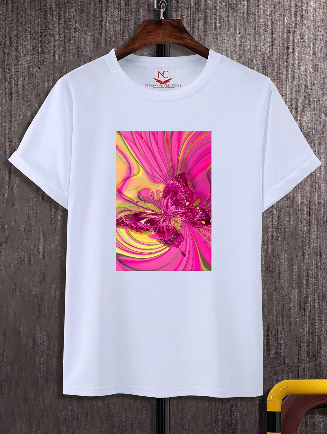 unisex white graphic printed t-shirt - 20856232 - Zoom Image - 0