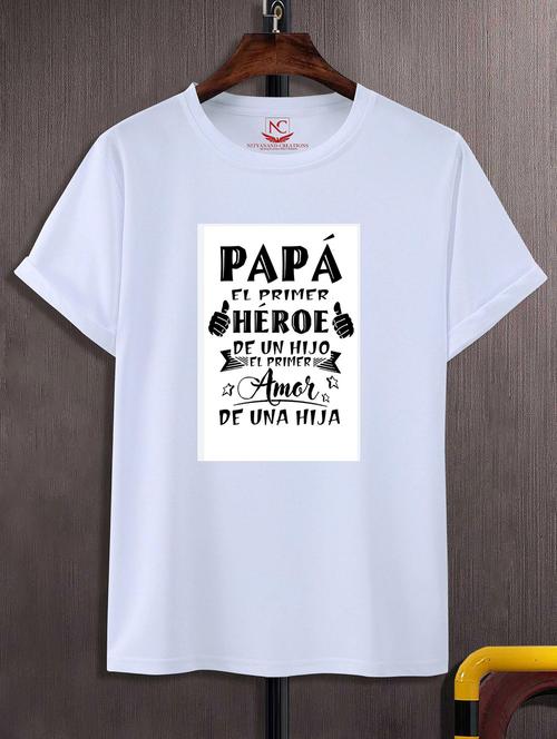 unisex white polyester graphic print t-shirt - 20856245 - Standard Image - 0