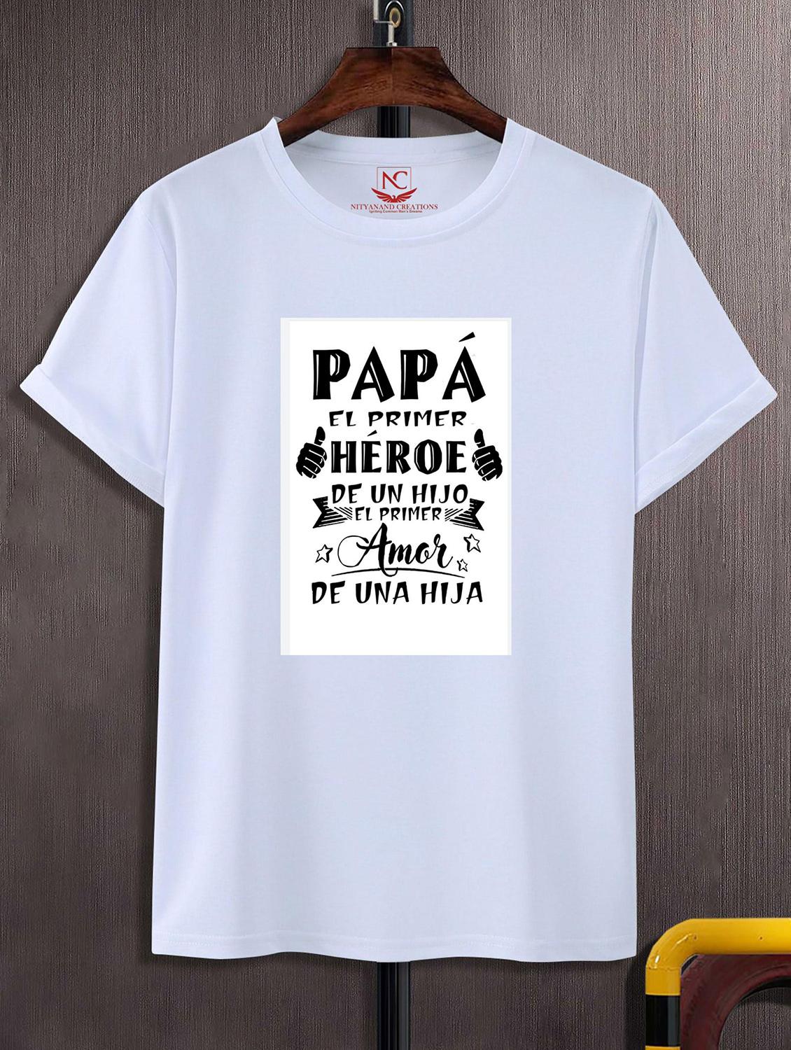 unisex white polyester graphic print t-shirt - 20856245 - Zoom Image - 0