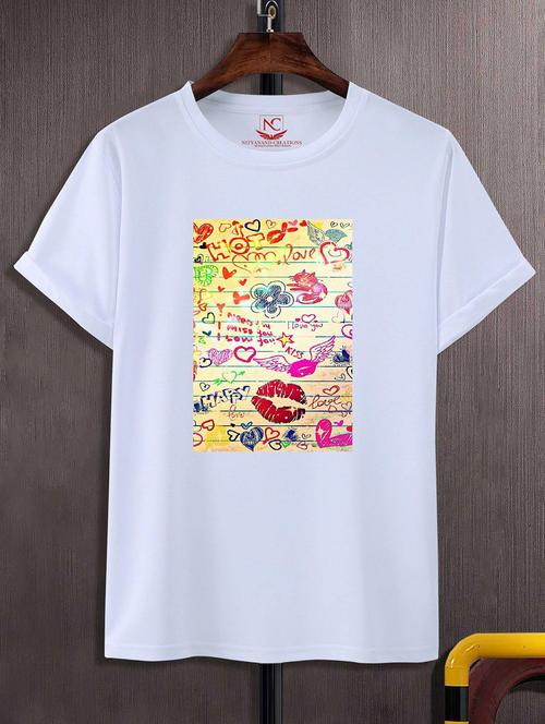 unisex graphic printed t-shirt - 20856263 - Standard Image - 0