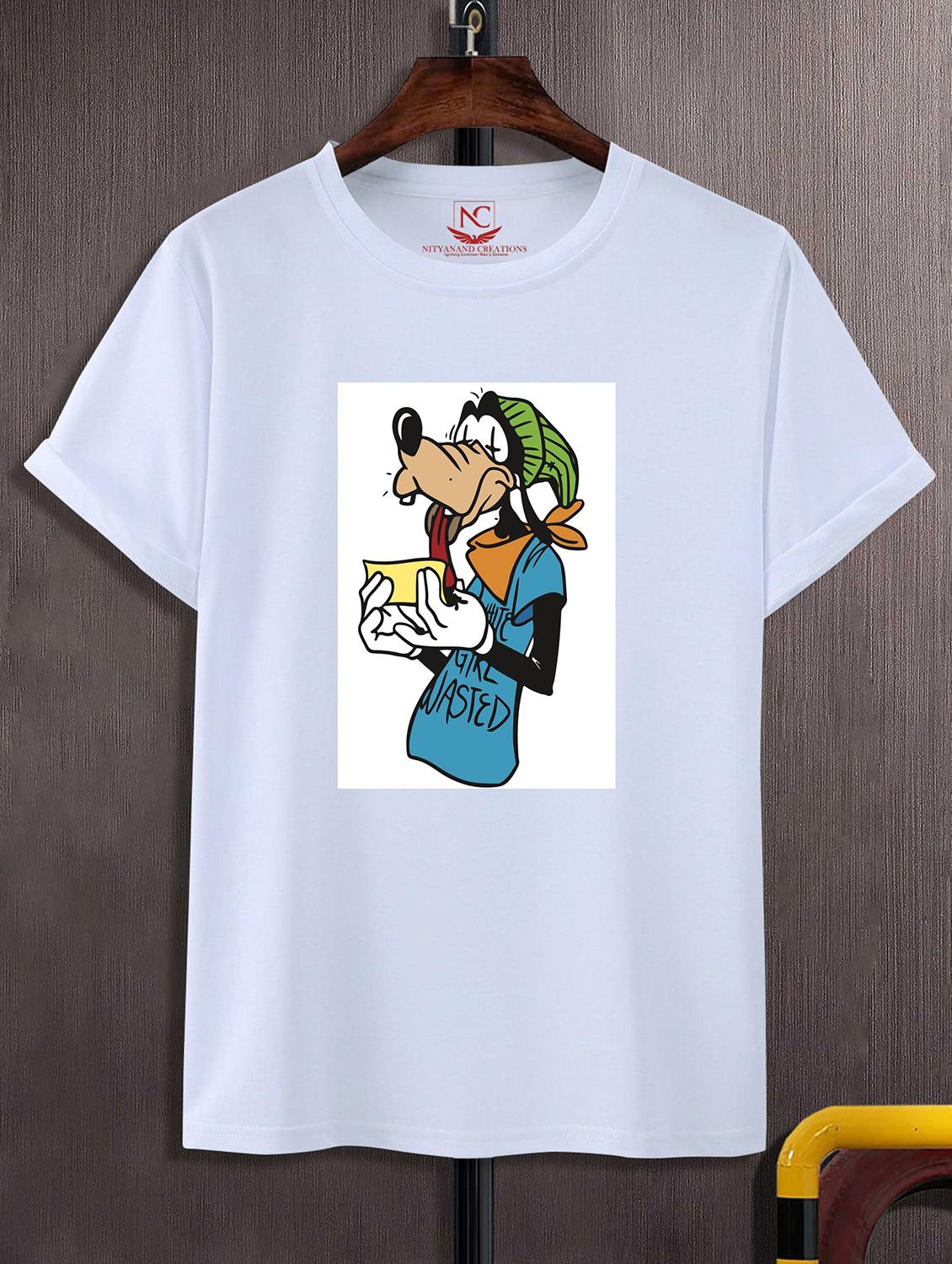 unisex white graphic printed t-shirt - 20856328 - Zoom Image - 0