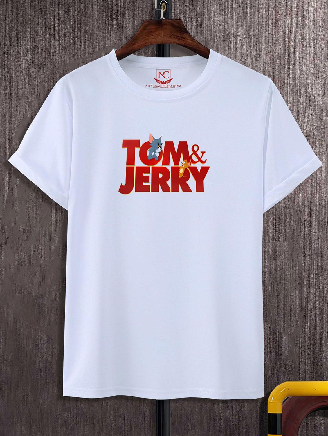 unisex white polyester graphic print t-shirt - 20856377 -  Zoom Image - 0