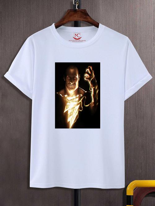 unisex white graphic printed t-shirt - 20856386 - Standard Image - 0