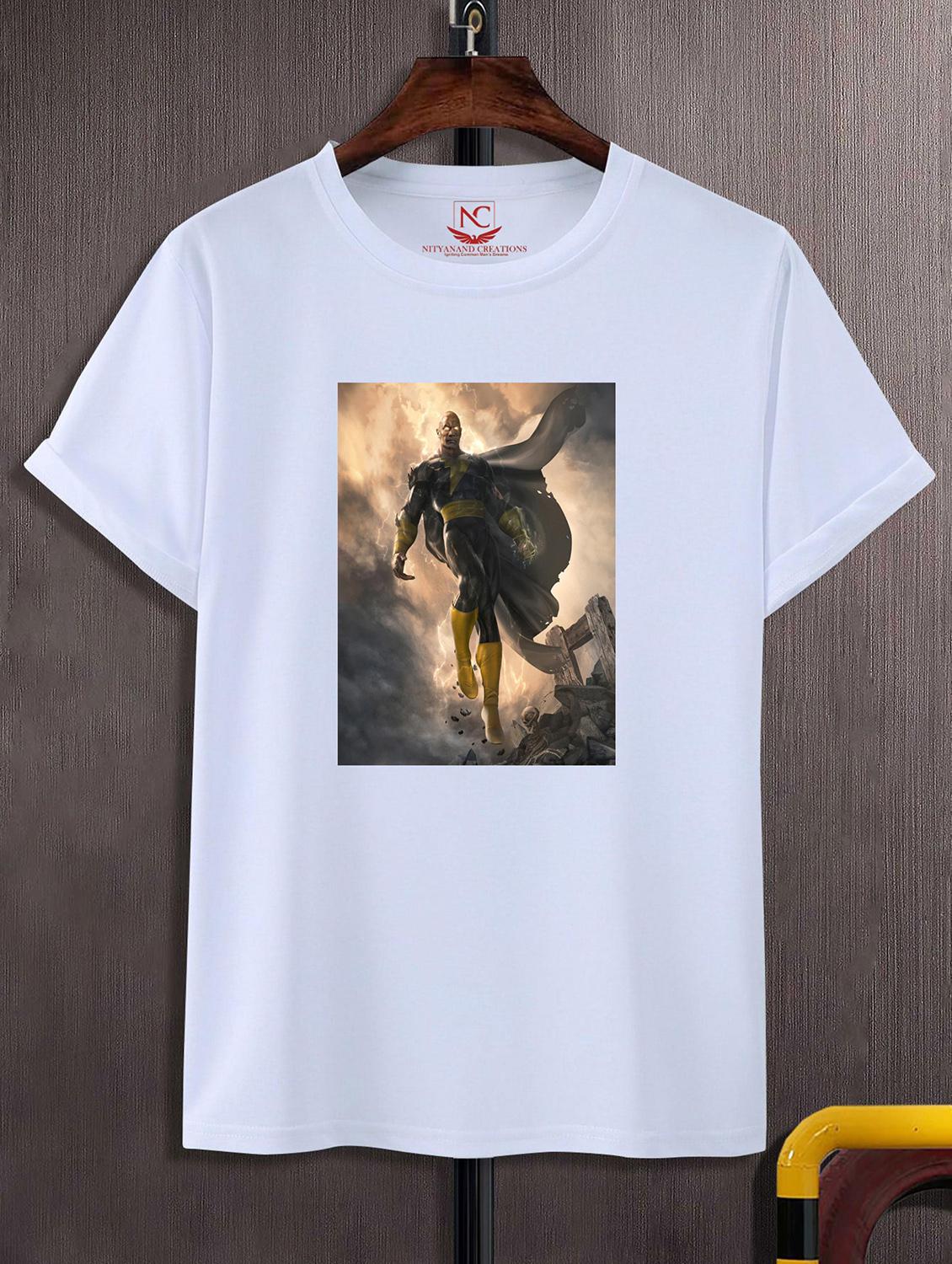 unisex white graphic printed t-shirt - 20856388 -  Zoom Image - 0