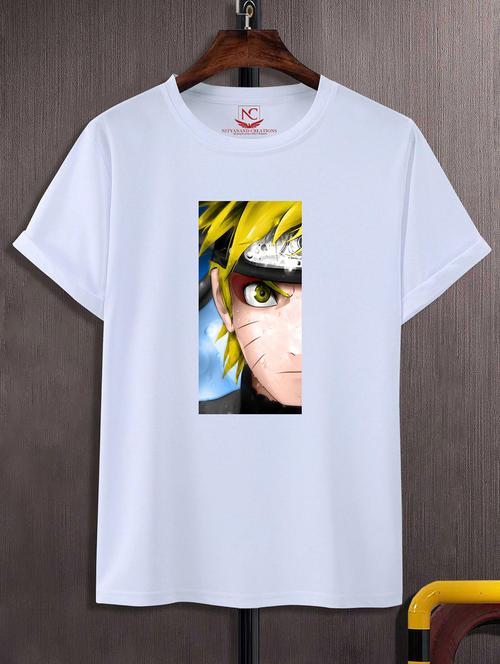 unisex white graphic printed t-shirt - 20856410 -  Standard Image - 0