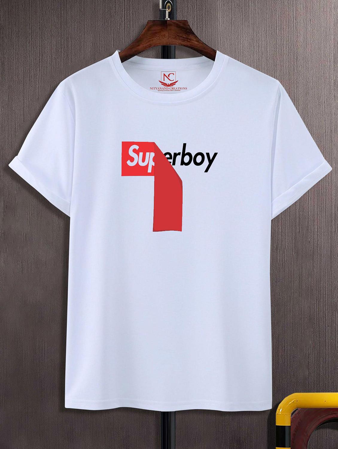 unisex white polyester graphic print t-shirt - 20856411 - Zoom Image - 0