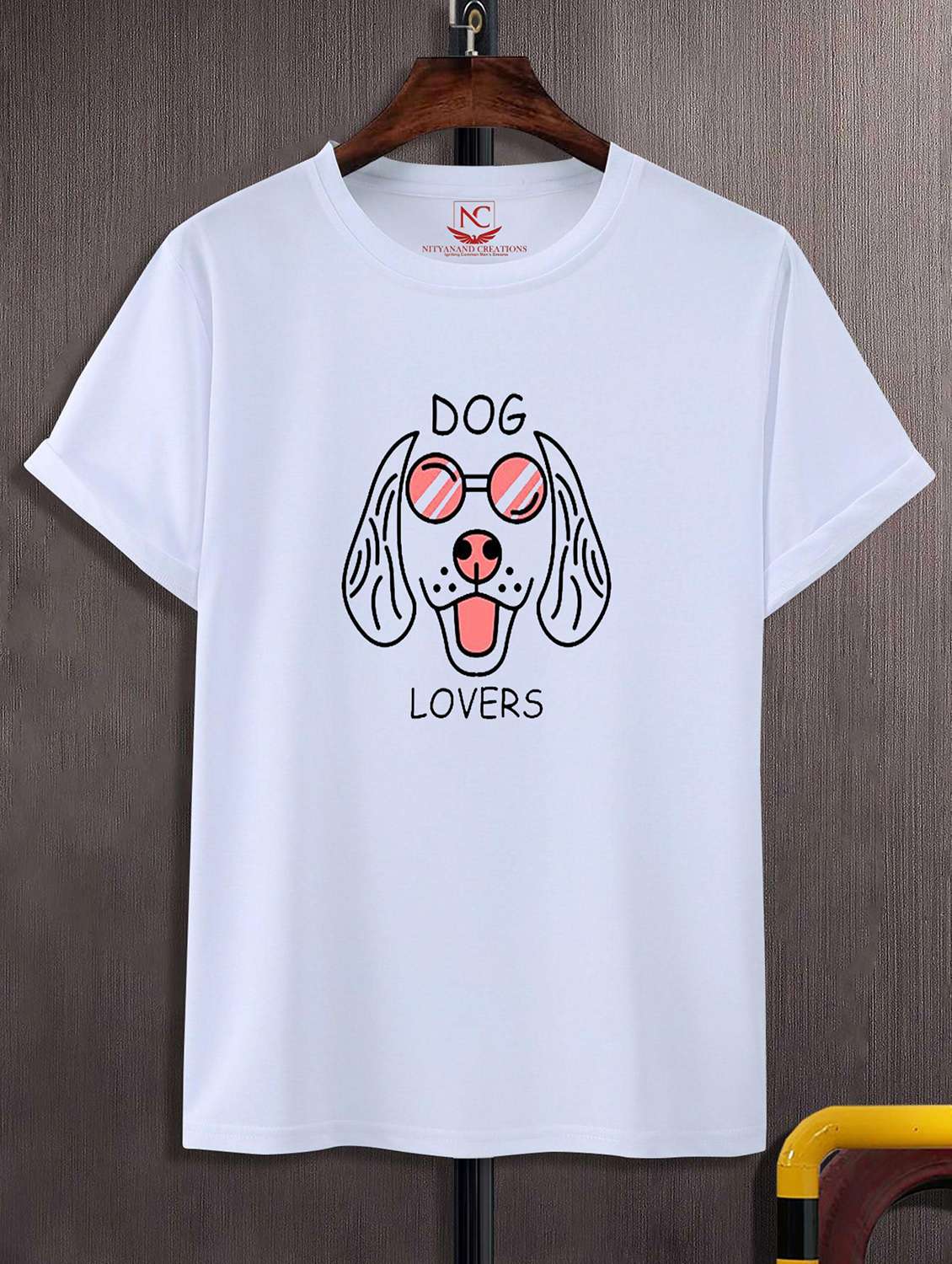 unisex white polyester graphic print t-shirt - 20856412 -  Zoom Image - 0