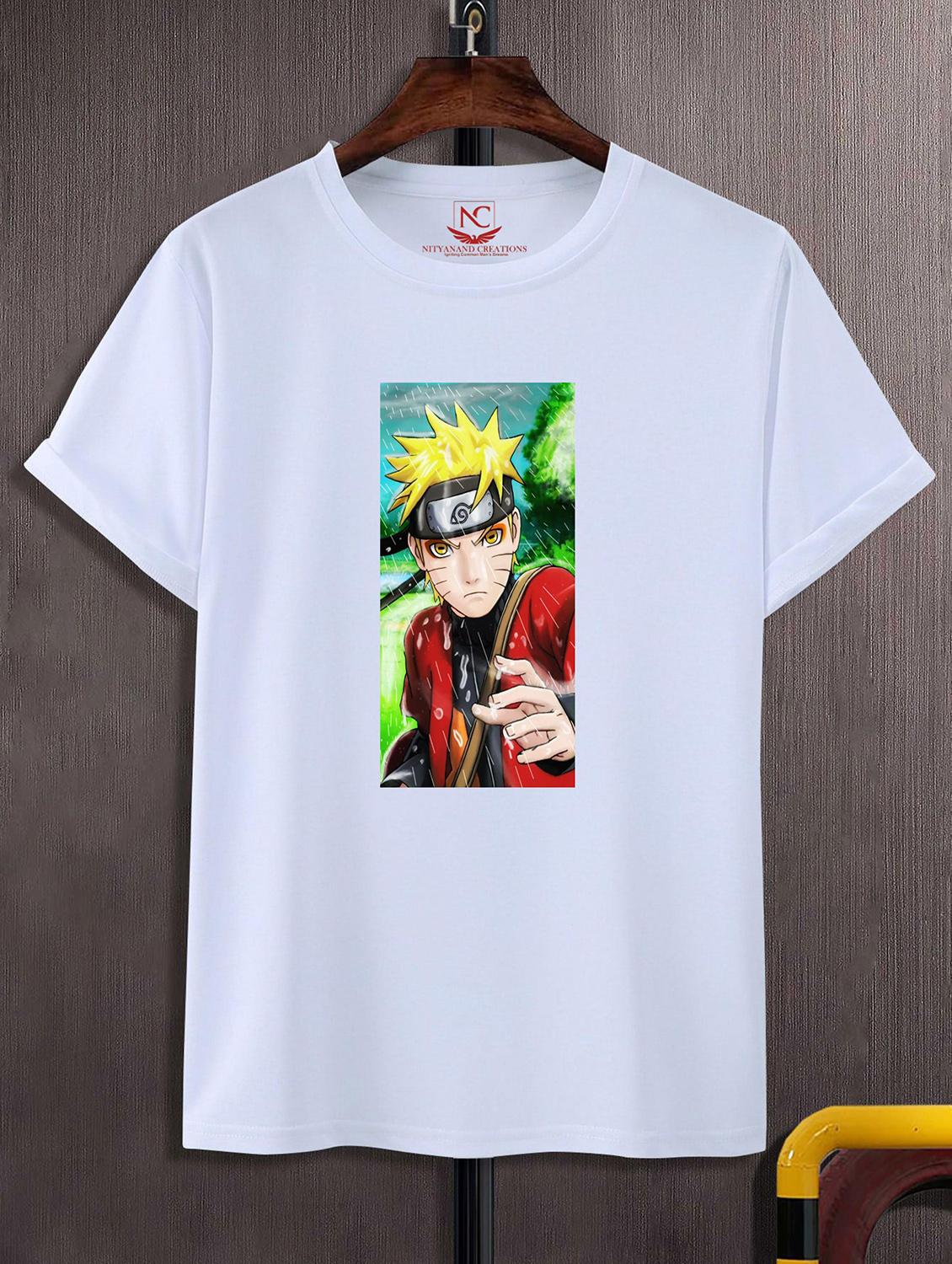 unisex white polyester graphic print t-shirt - 20856419 -  Zoom Image - 0