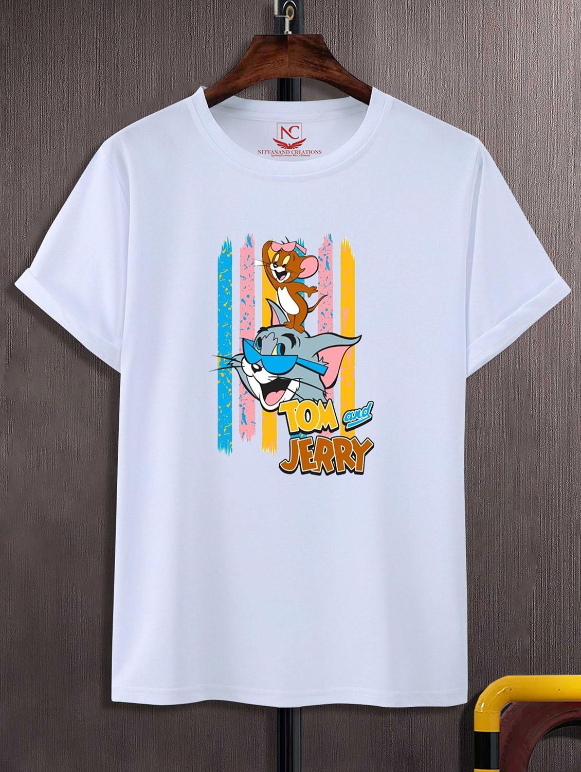 unisex white graphic printed t-shirt - 20856426 - Zoom Image - 0