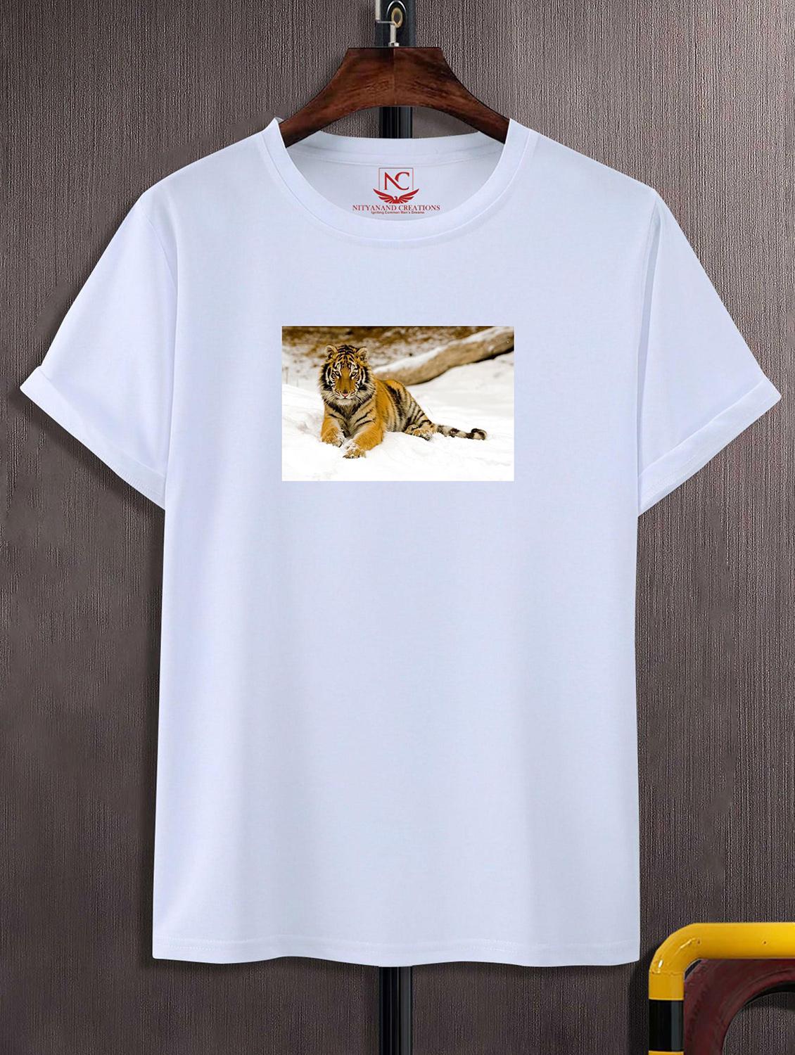 unisex white graphic printed t-shirt - 20856436 - Zoom Image - 0