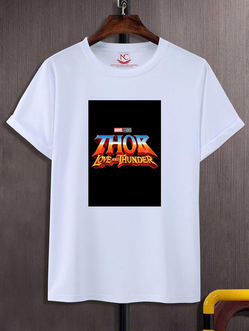 unisex white graphic printed t-shirt - 20856455 -  Standard Image - 0