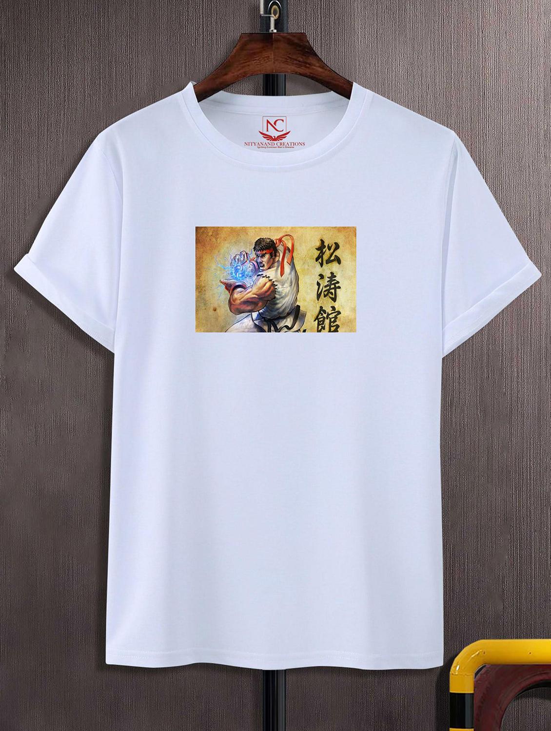 unisex white graphic printed t-shirt - 20856482 -  Zoom Image - 0