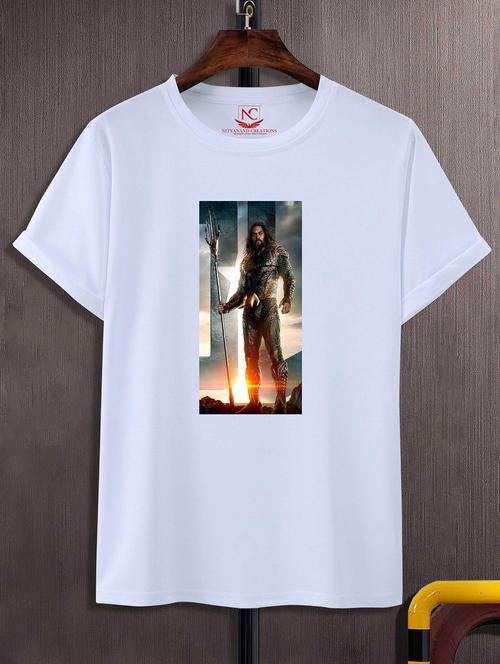 unisex white graphic printed t-shirt - 20856488 -  Standard Image - 0