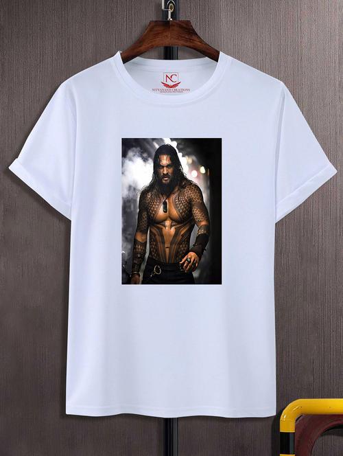 unisex white graphic printed t-shirt - 20856502 -  Standard Image - 0